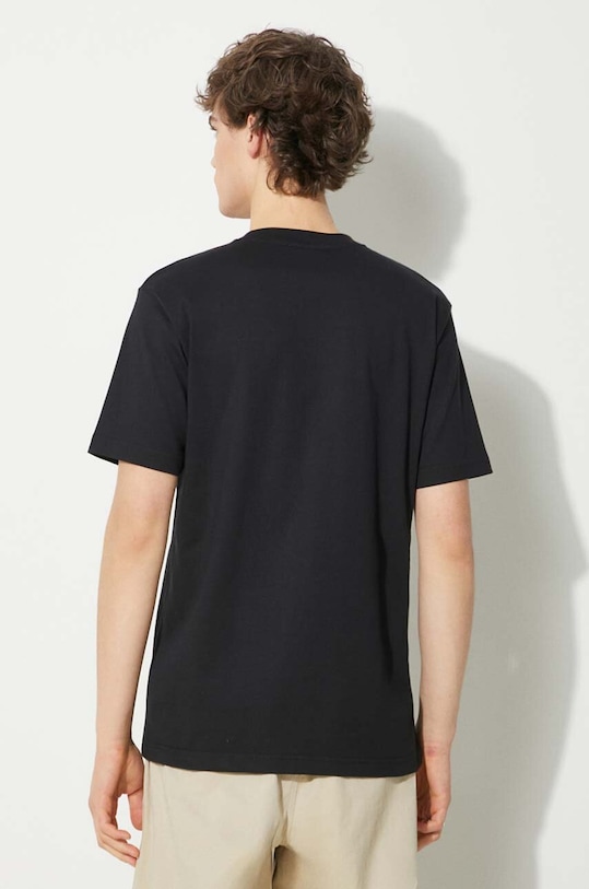 Norse Projects t-shirt bawełniany Johannes Organic Logo N01.0606.9999 czarny SS24