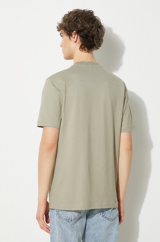 Odzież Norse Projects t-shirt bawełniany Johannes Organic N Logo N01.0643.2053 beżowy
