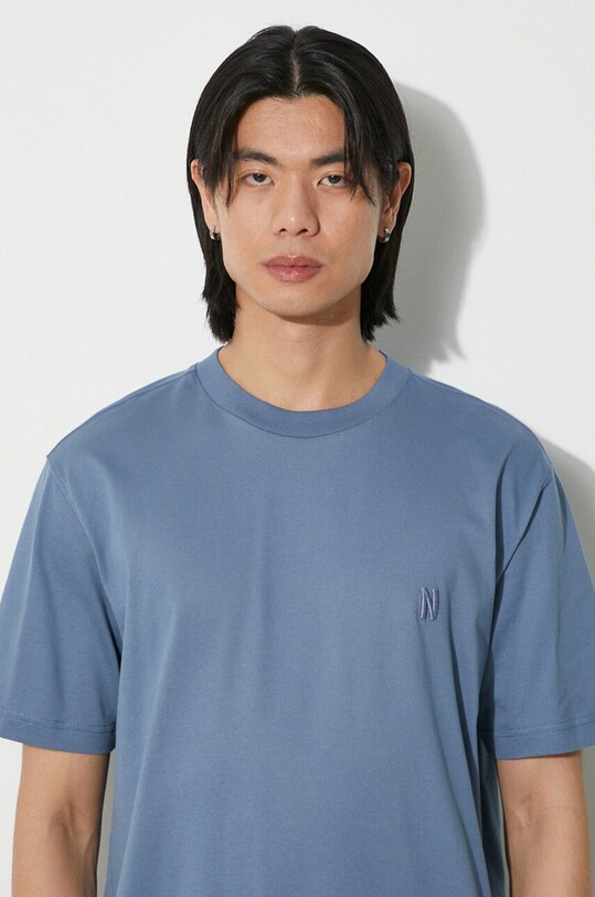 Norse Projects tricou din bumbac Johannes N01.0643.7121 albastru
