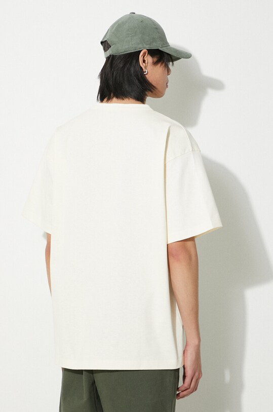 Дрехи Памучна тениска Norse Projects Simon Loose Printed N01.0656.0957 бежов