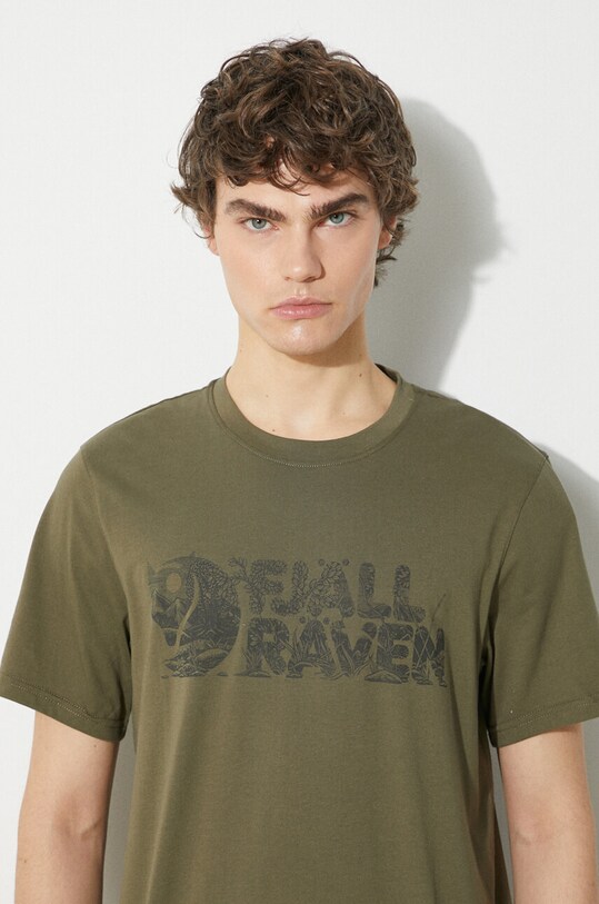 Футболка Fjallraven Lush Logo T-shirt M F12600219.625 зелений
