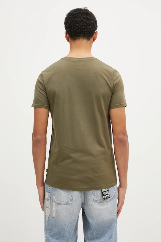 Одежда Футболка Fjallraven Fjällräven Logo T-shirt M F87310.625 зелёный