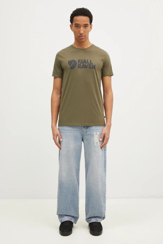 Majica kratkih rukava Fjallraven Fjällräven Logo T-shirt M zelena F87310.625