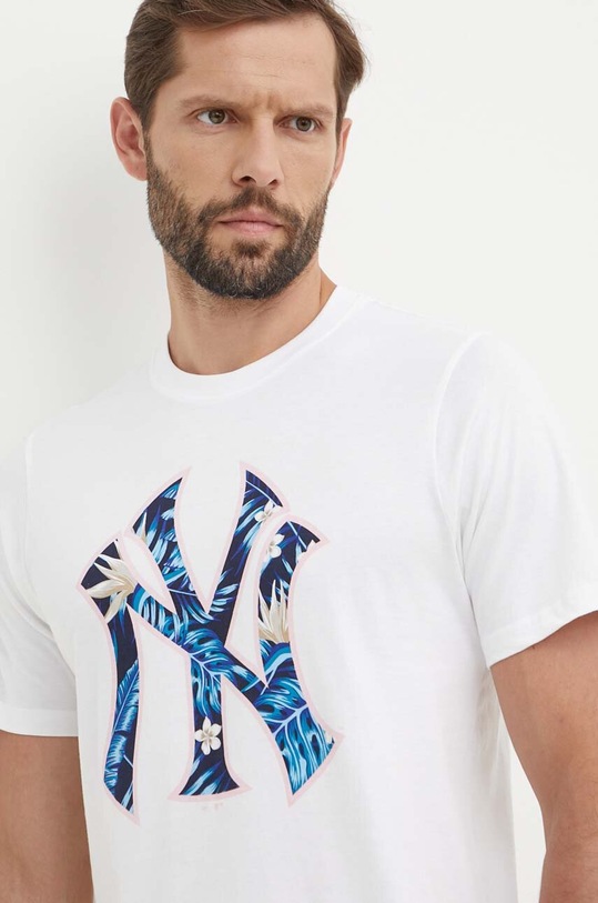 Pamučna majica 47 brand MLB New York Yankees bijela BB017TEMECH610503WW