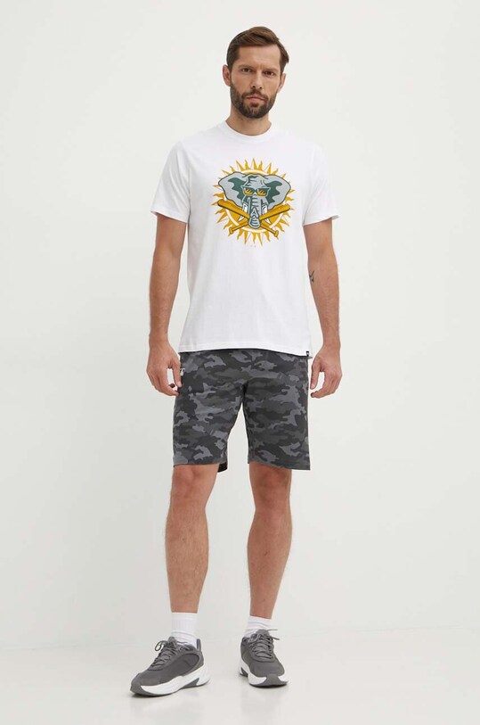 Bavlněné tričko 47 brand MLB Oakland Athletics BC018TEMECH615133WW bílá SS24