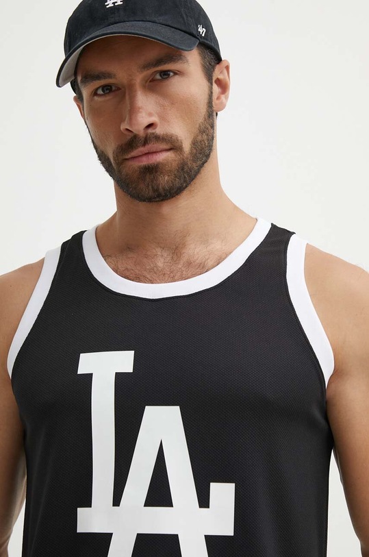 47 brand t-shirt MLB Los Angeles Dodgers fekete BB012PMFKXZ609483JK
