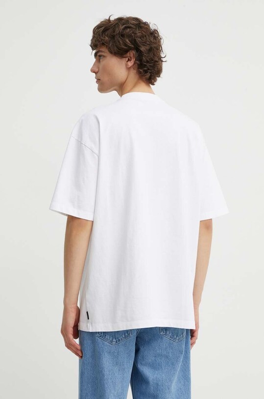 Îmbrăcăminte AllSaints tricou din bumbac MONTANA SS CREW MD510Z alb