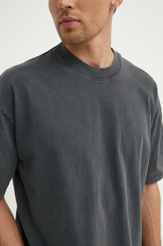 AllSaints t-shirt bawełniany MONTANA SS CREW MD510Z szary