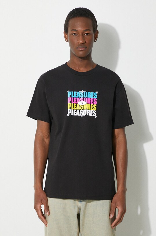 Хлопковая футболка PLEASURES Cmyk