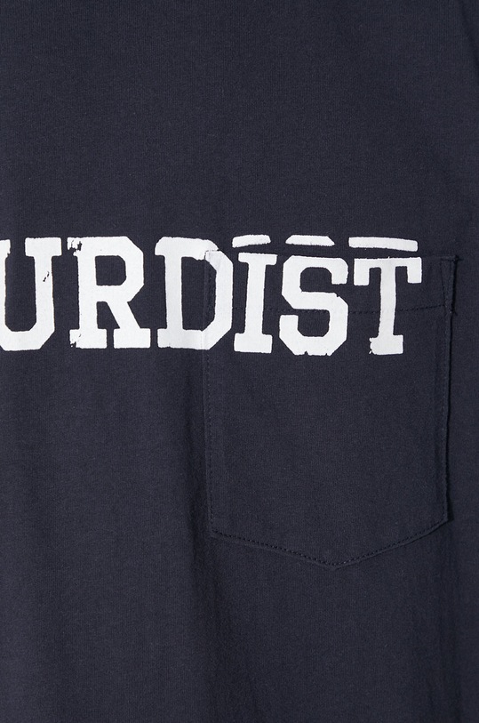 Engineered Garments cotton t-shirt Printed Cross Crew Neck navy OR424.NP116