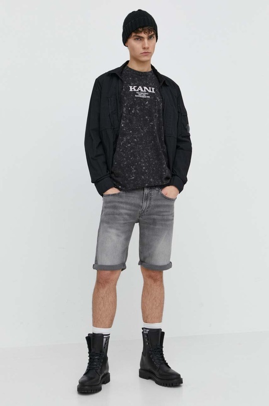 Karl Kani t-shirt bawełniany 6031471 czarny SS24