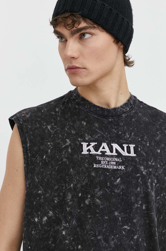 Karl Kani t-shirt bawełniany czarny 6031471