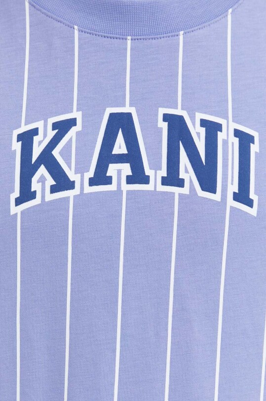Karl Kani t-shirt bawełniany 6069097 fioletowy