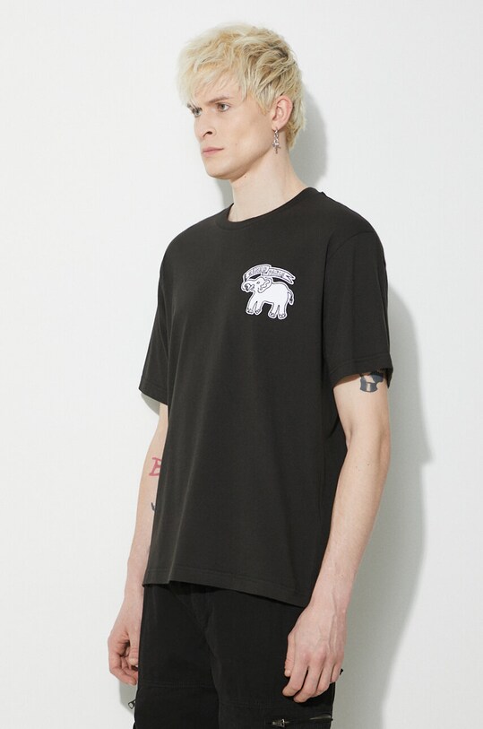 Памучна тениска Kenzo Elephant Flag Classic T-Shirt FE55TS2724SG.99J черен
