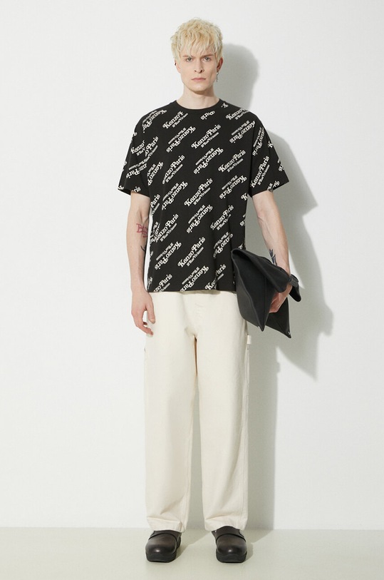 Bavlnené tričko Kenzo by Verdy FE58TS0044SY.99J čierna SS24