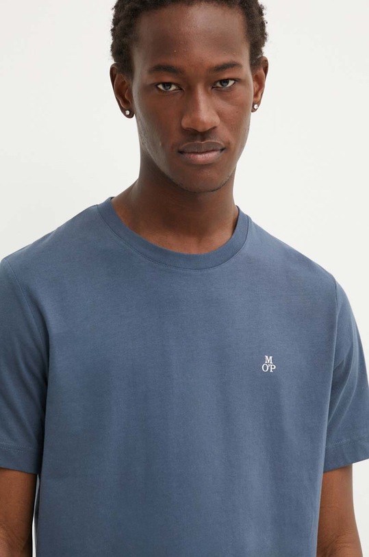 Marc O'Polo t-shirt bawełniany bawełna granatowy 424201251054