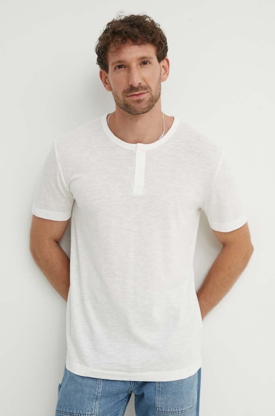 Bavlněné tričko Marc O'Polo bílá 436217651236