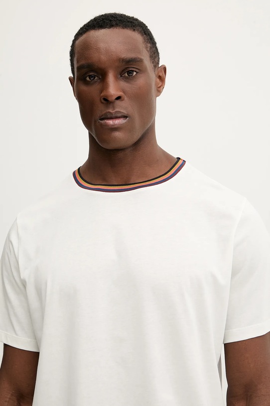 Bavlněné tričko Paul Smith béžová M1R.697PS.H00084