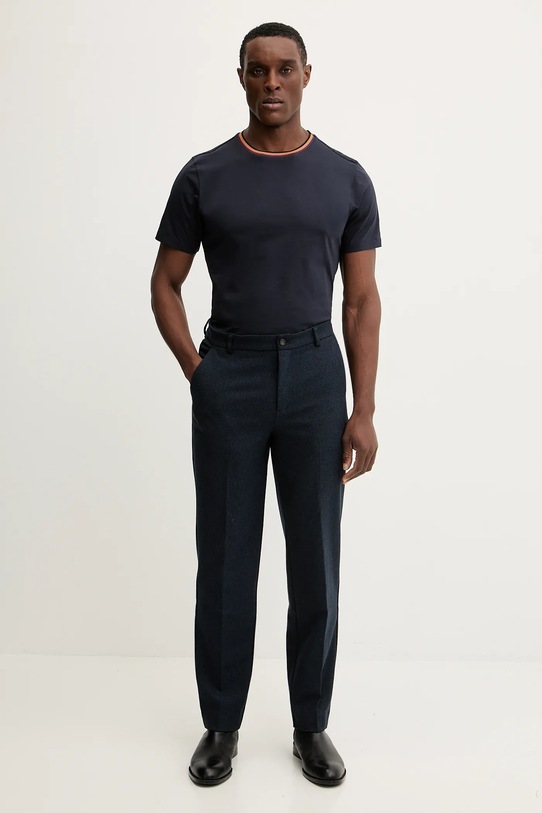 Bavlněné tričko Paul Smith M1R.697PS.H00084 námořnická modř SS25