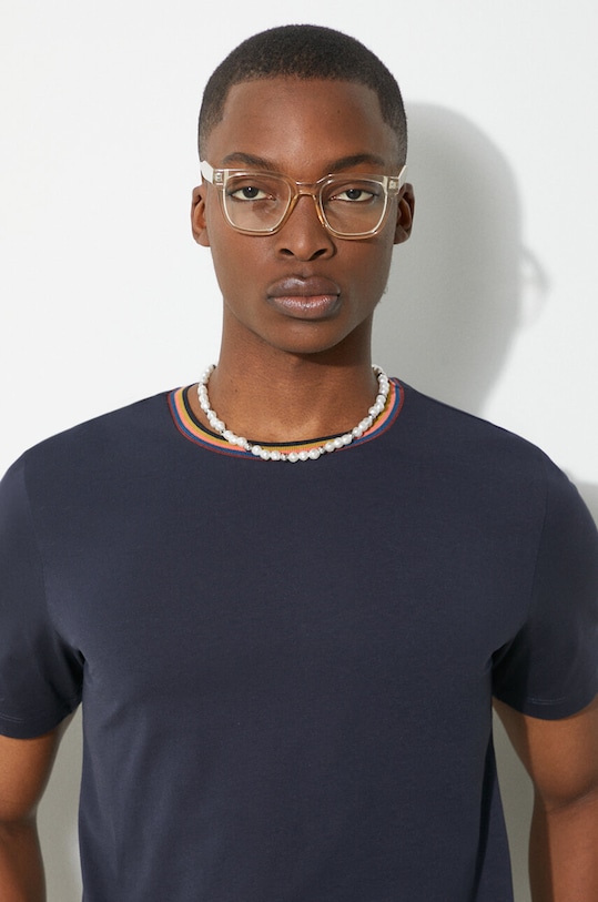Paul Smith tricou din bumbac M1R.697PS.H00084 bleumarin