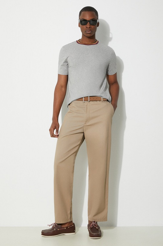 Bavlnené tričko Paul Smith M1R.697PS.H00084 sivá SS25