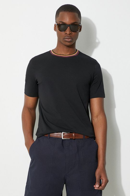 Paul Smith cotton t-shirt regular black M1R.697PS.H00084