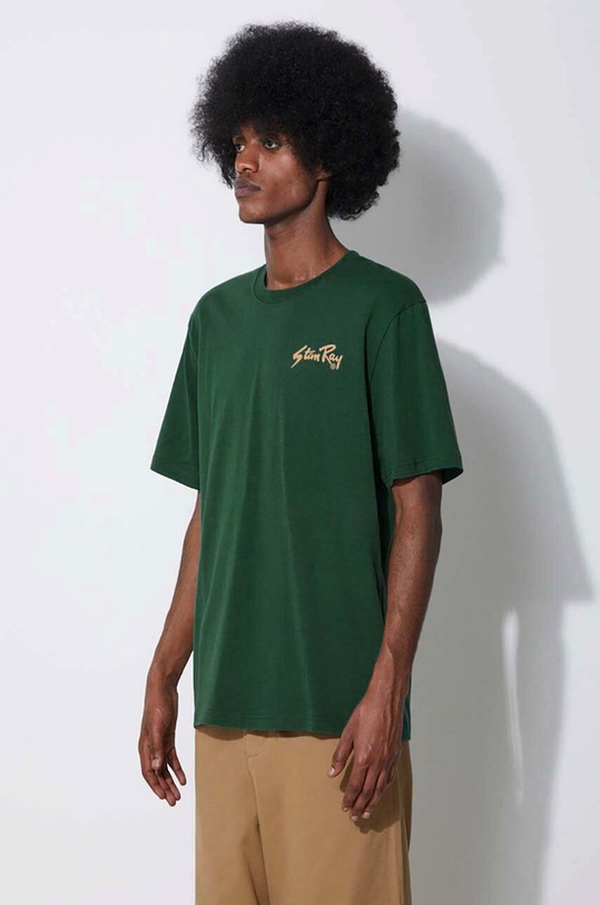 Bavlněné tričko Stan Ray Stan Tee SS2400113 zelená