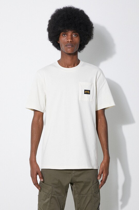 Îmbrăcăminte Stan Ray tricou din bumbac Patch Pocket SS2400304 bej