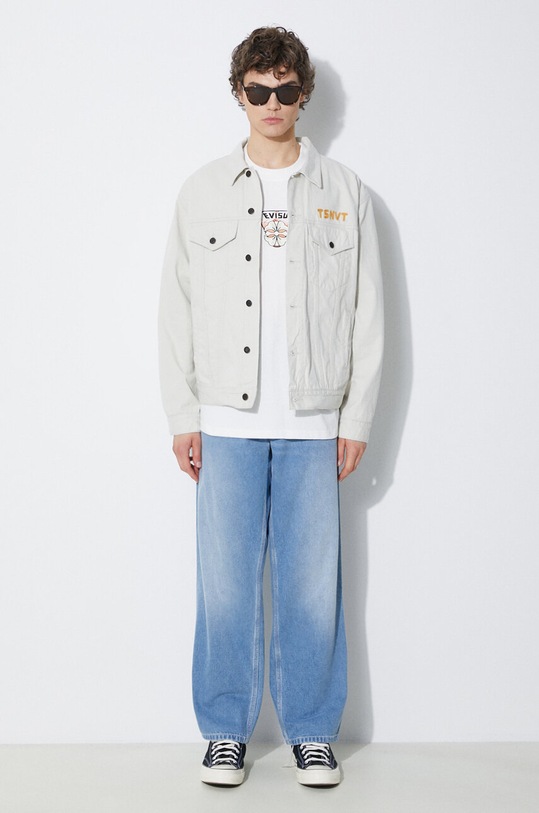 Evisu cotton t-shirt Multi-Hanafuda Patches Daicock Printed SS Tee 2ESHTM4TS1071 white SS24