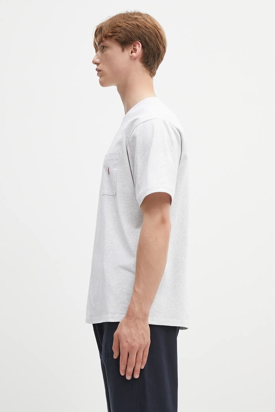 Хлопковая футболка Gramicci One Point G304.OGJ серый SS25