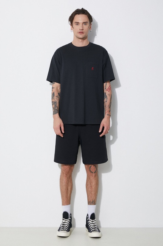 Gramicci t-shirt bawełniany One Point G304.OGJ czarny SS25