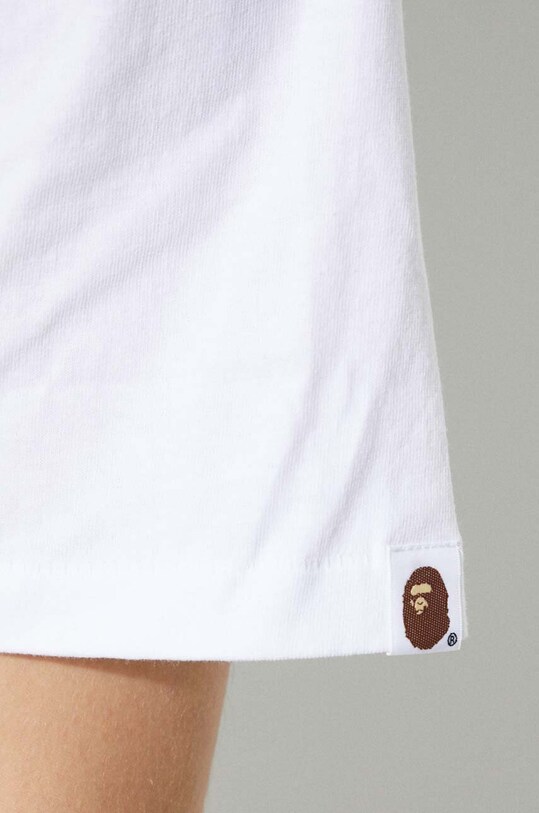 Ρούχα Βαμβακερό μπλουζάκι A Bathing Ape Abc Camo Rebuild Nyc Logo Tee 1K30110042 λευκό