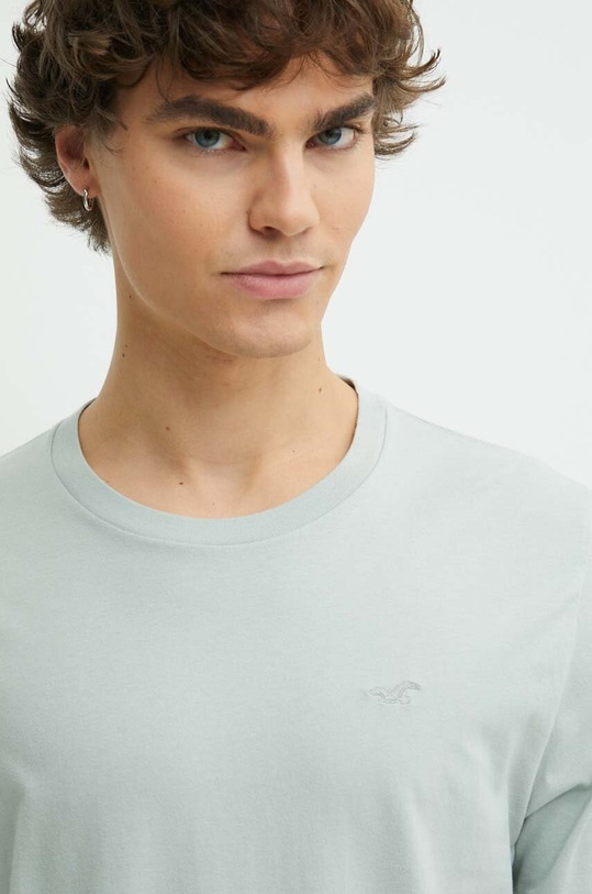 Hollister Co. t-shirt bawełniany szary KI324.4088.210