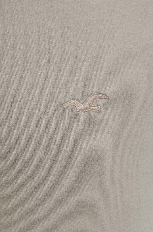 Hollister Co. t-shirt bawełniany KI324.4096.400 brązowy