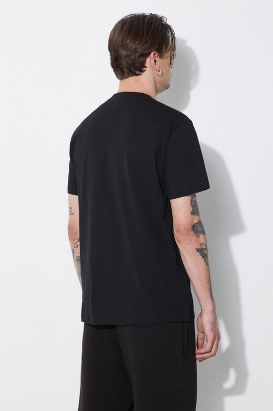Oblečení Bavlněné tričko Neil Barrett Slim Double Bolt MY70218R.Y523.001N černá