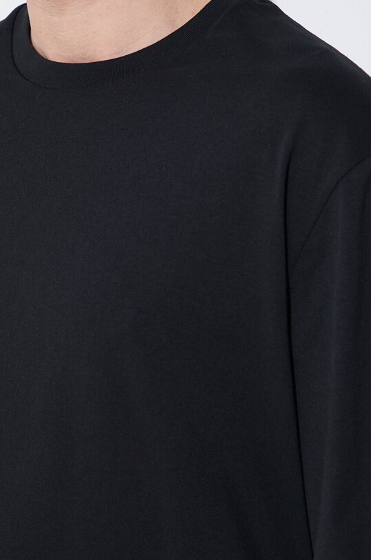 Neil Barrett longsleeve din bumbac Triple Layer Ready-Style Crew Neck MY70275A.Y552.118N