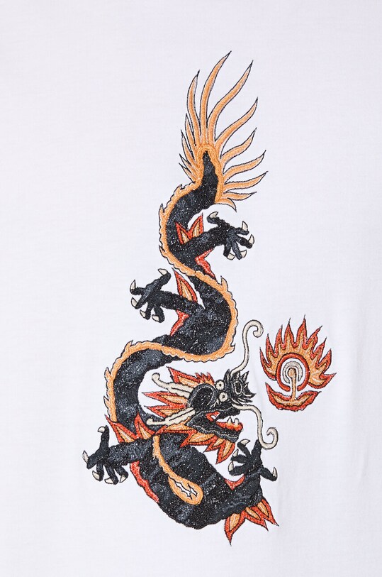 Памучна тениска Maharishi Original Dragon 5125.WHITE