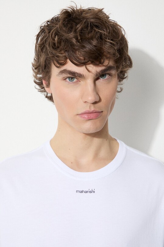 Хлопковая футболка Maharishi Micro Maharishi 1307.WHITE белый