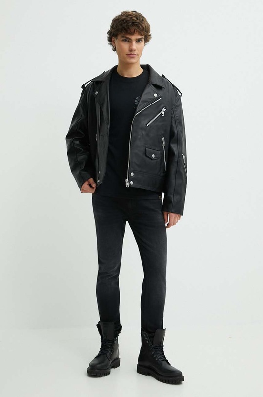 Superdry tricou M1011979A.9RN negru SS24