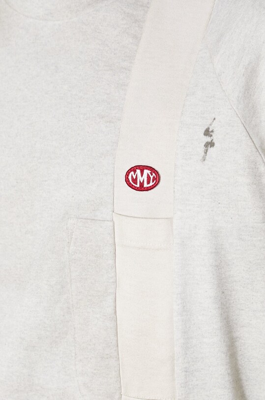 Maison MIHARA YASUHIRO t-shirt in cotone Vertical Switching A12TS621