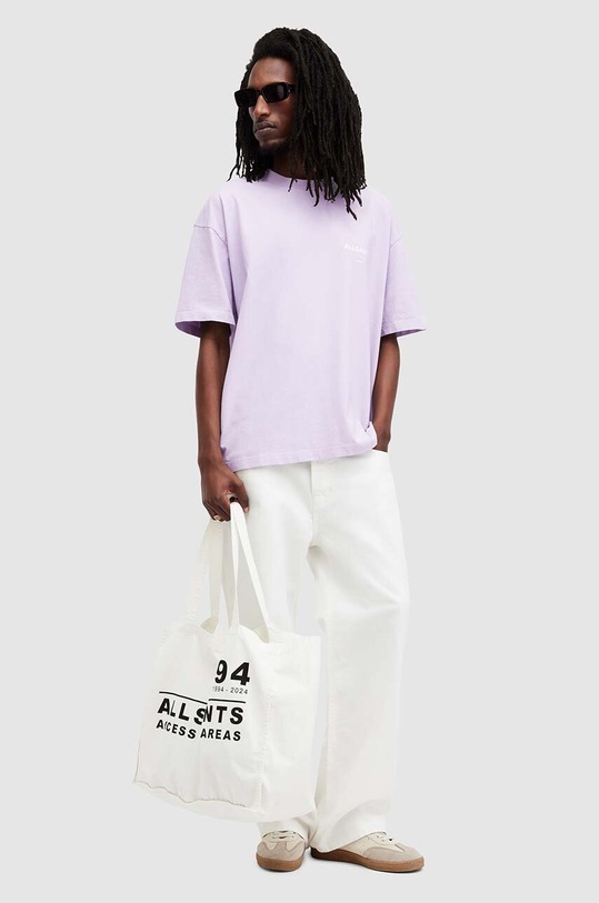Бавовняна футболка AllSaints ACCESS SS CREW M038PA