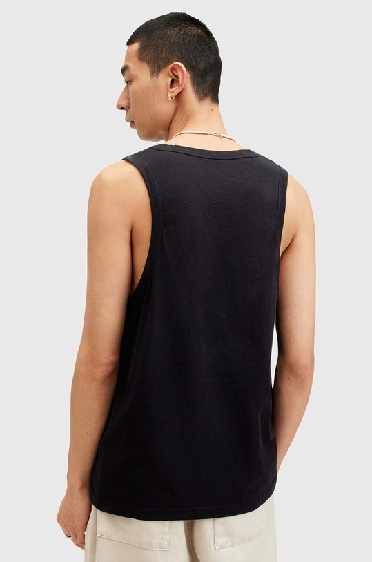 Ρούχα Βαμβακερό τοπ AllSaints KENDRICK VEST M005JA μαύρο