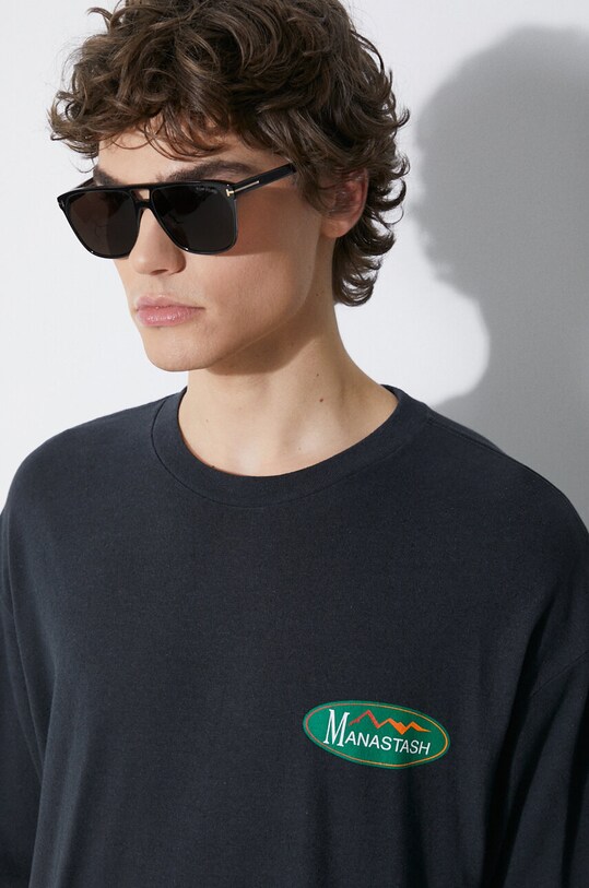 Футболка Manastash Hemp Original Logo 7924134002 чёрный