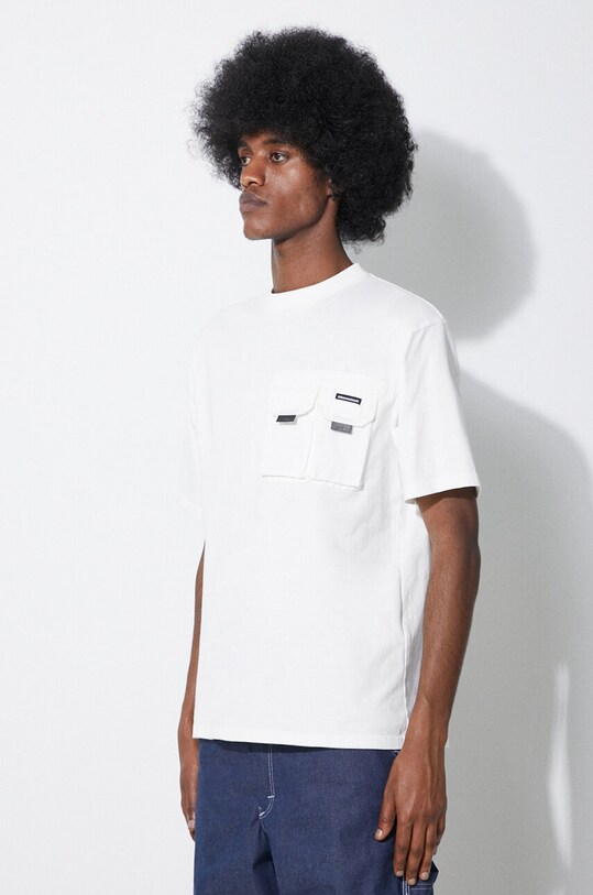 Manastash cotton t-shirt Disarmed 7924135002 white