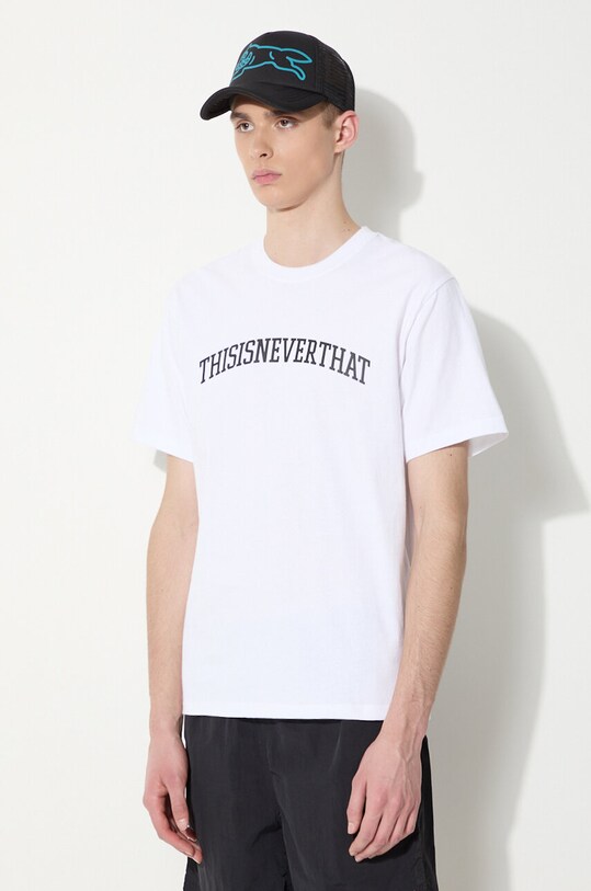 thisisneverthat tricou Arch-Logo Tee alb TN240TTSST04