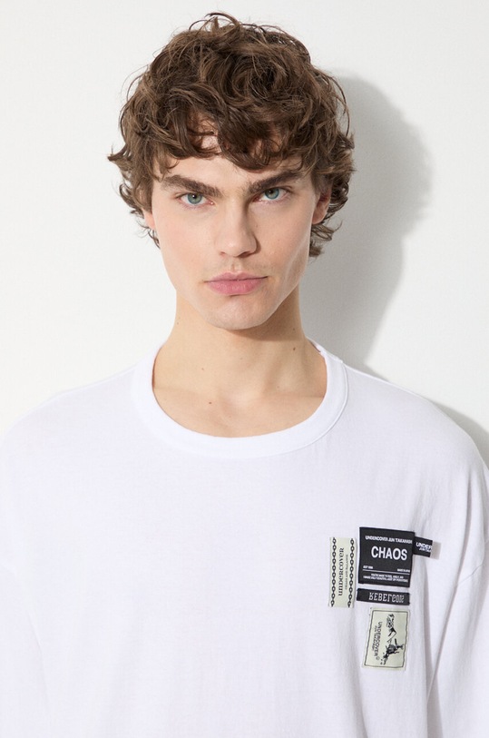 Undercover t-shirt in cotone Tee UC1D4807.4 bianco