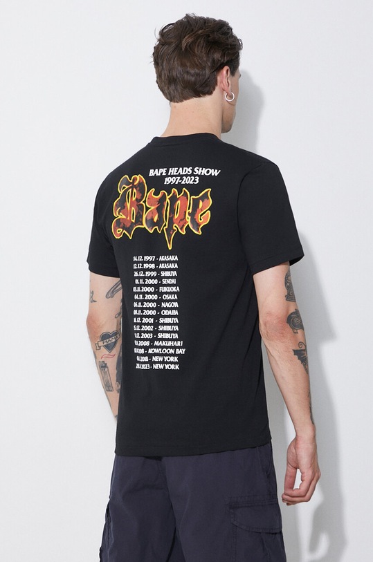 Clothing A Bathing Ape cotton t-shirt Bape Boombox Tee M 1J80110044 black