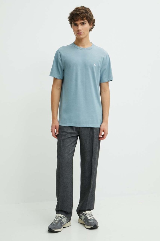 Tričko Abercrombie & Fitch KI124.4099.210 modrá SS24