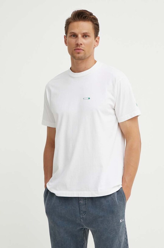 Бавовняна футболка K+LUSHA KLFORCOTJ010PX бежевий