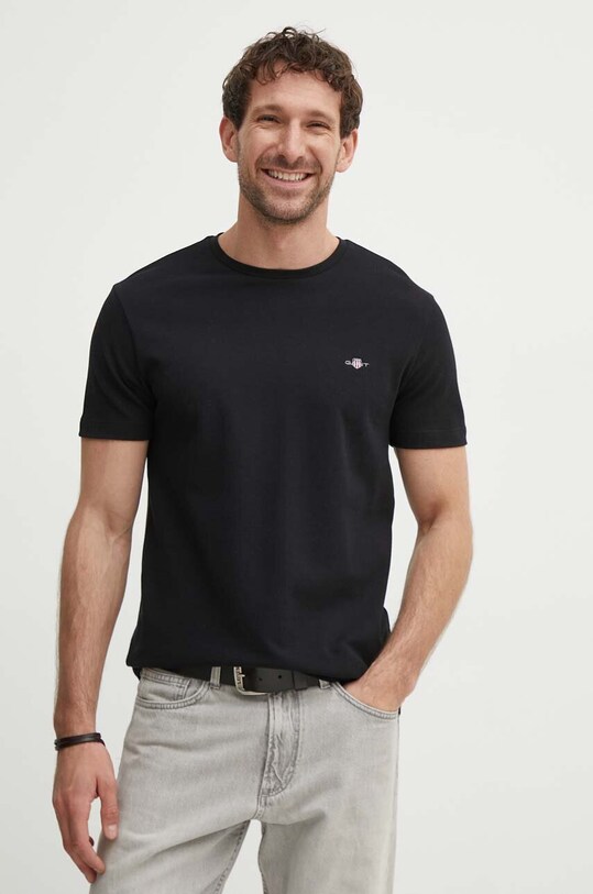 Gant t-shirt in cotone nero 2013033